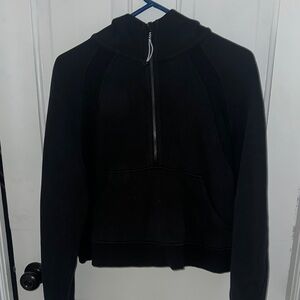 Lululemon Cropped Quarter Zip - Black